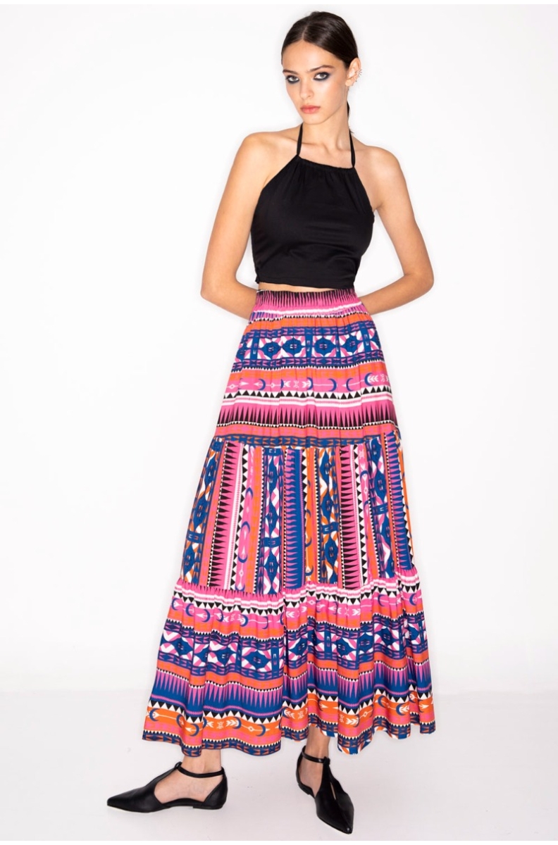 ENDEMIC LONG SKIRT - Viscose