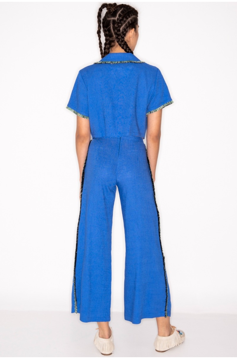 COBALT PANTS - Linen