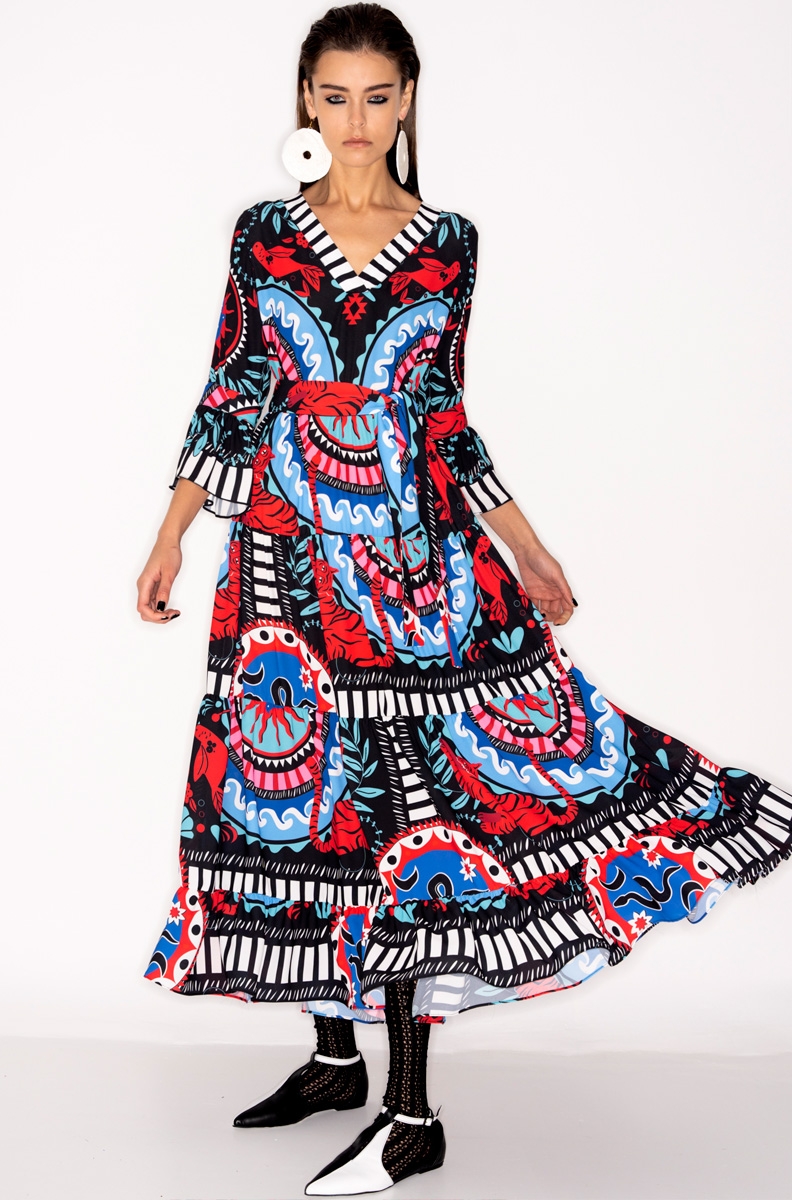 MOVEMENT LONG DRESS