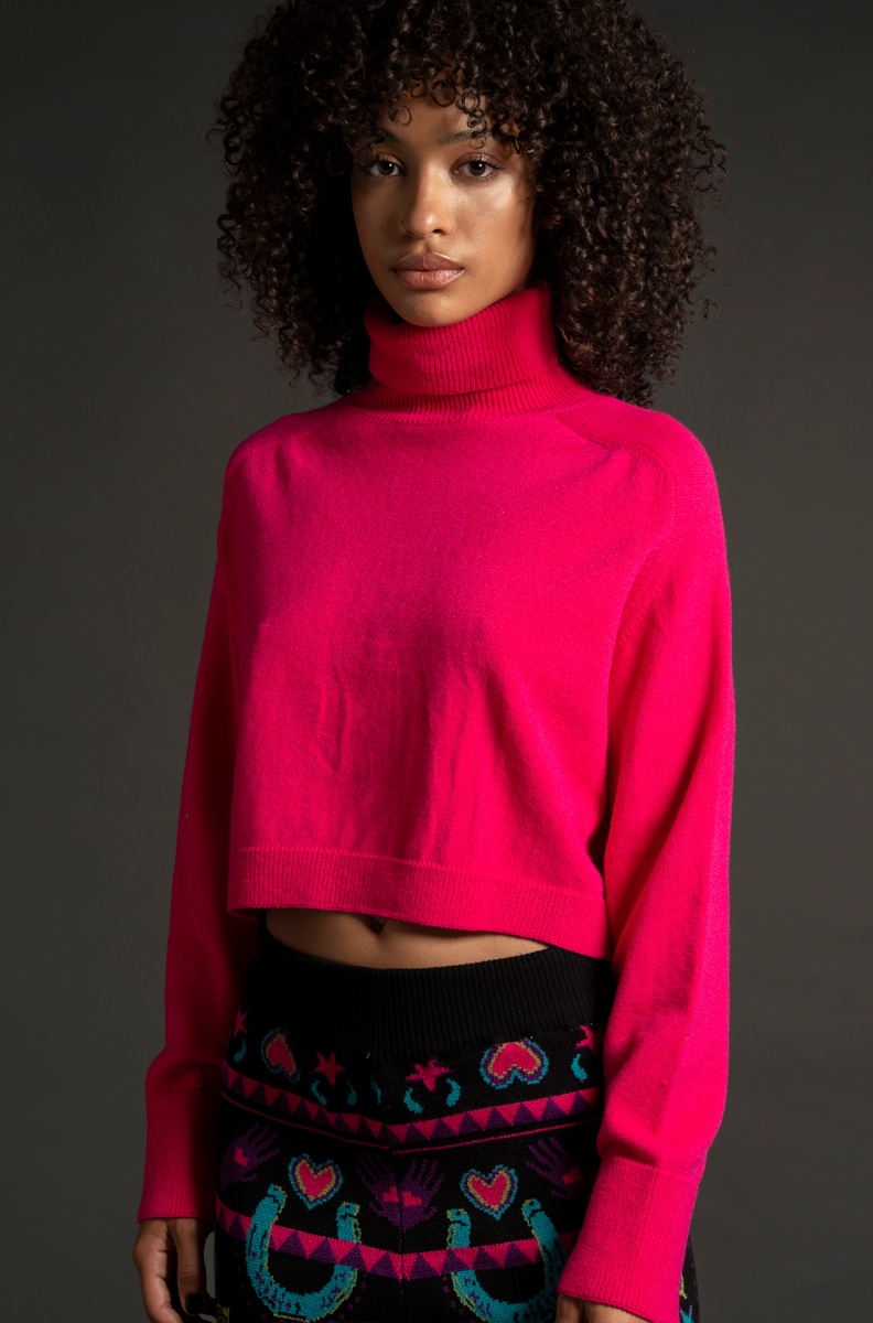 MUNCA CROPPED SWEATER-Knit