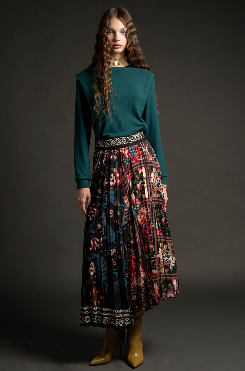 INSECTA METAPHYSICAL PLEATED SKIRT