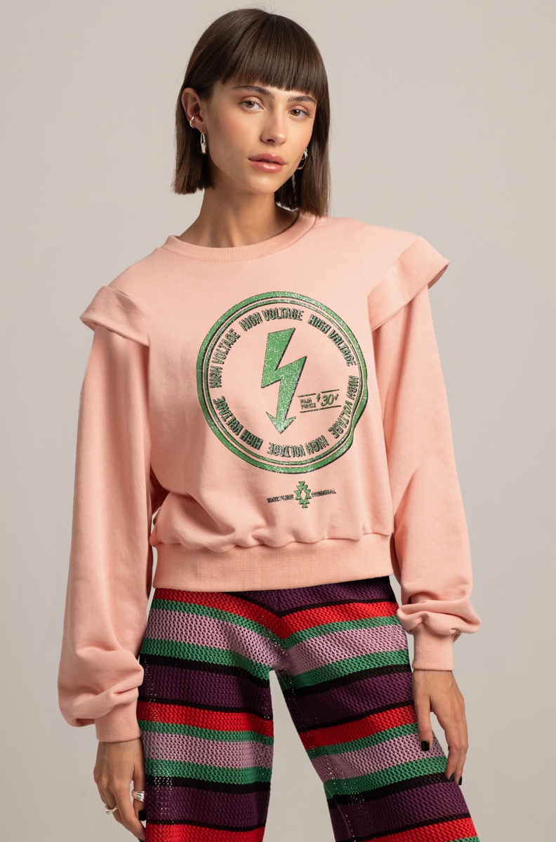 ELECTRIC GLITTER JUMPER-Cotton