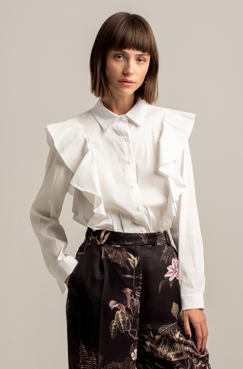 SPIRAL SHIRT-Popeline Cotton