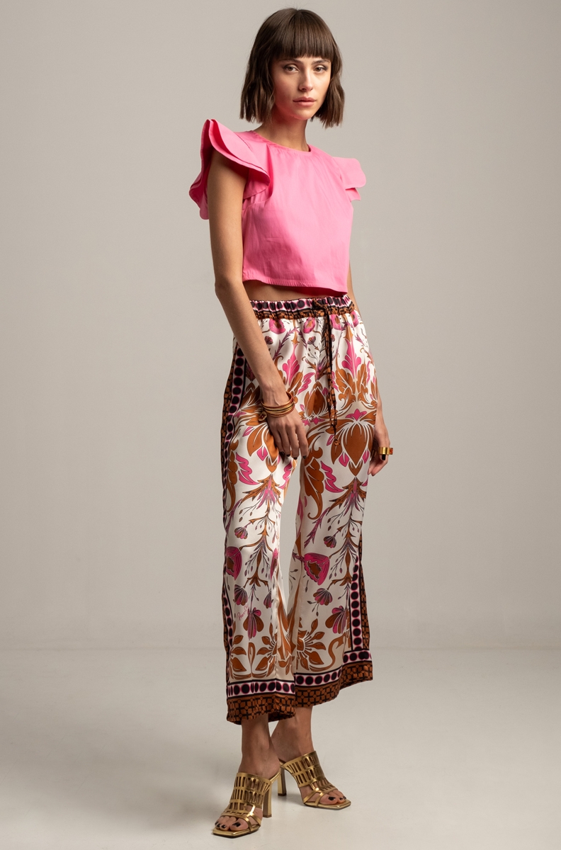 PETAL TOP-Popeline Cotton