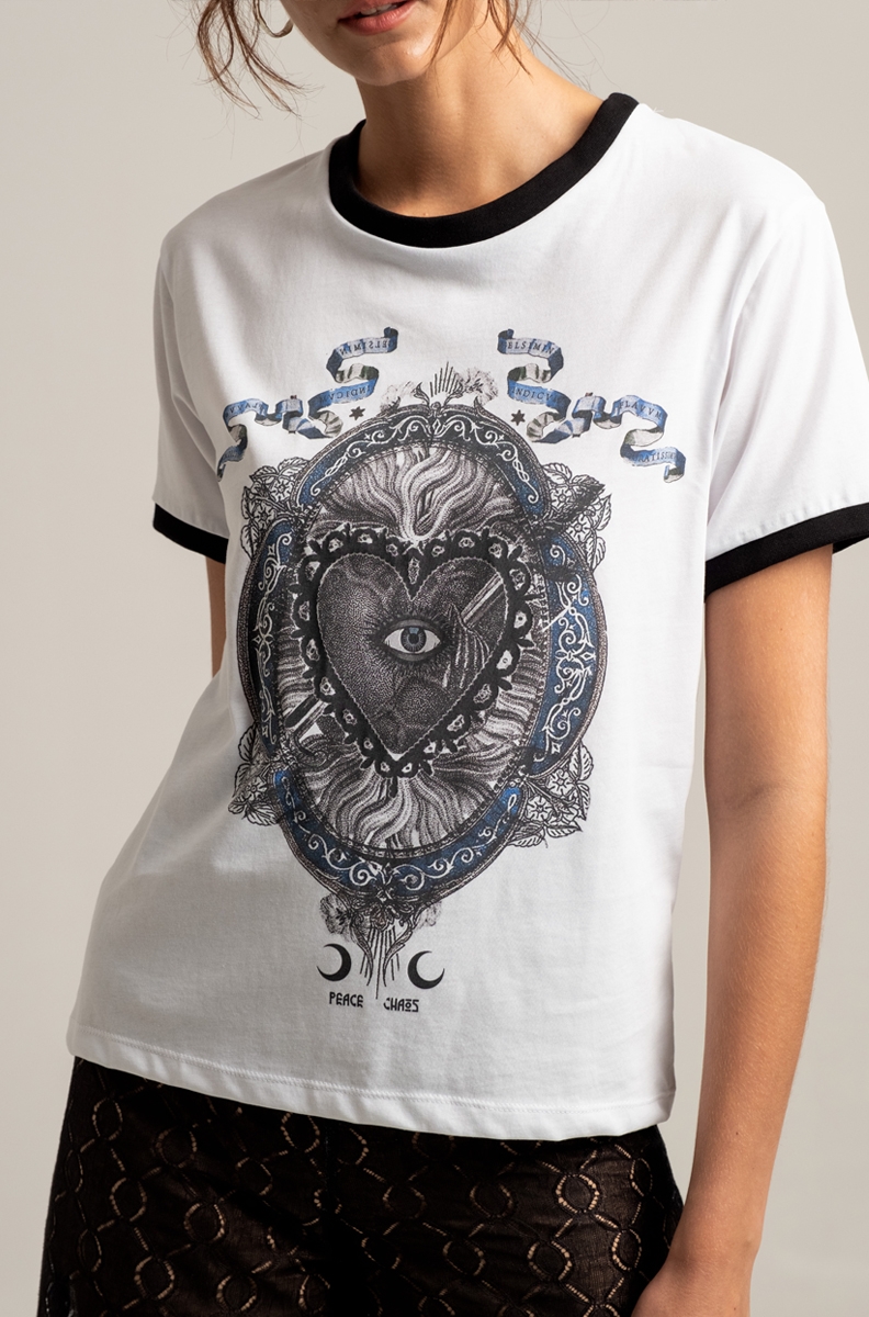 BRODERIE T-SHIRT-Cotton