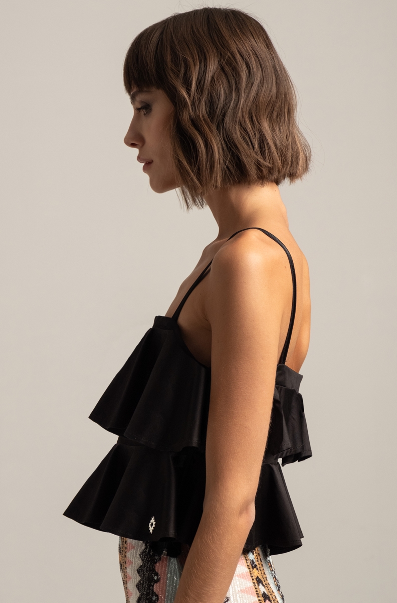 TWIRL TOP-Popeline Cotton
