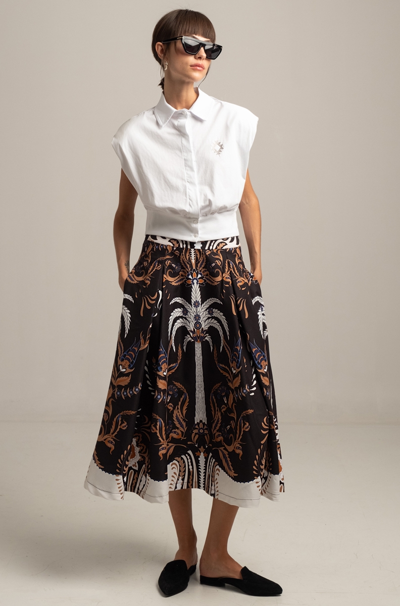 ANATOLIA MIDI SKIRT