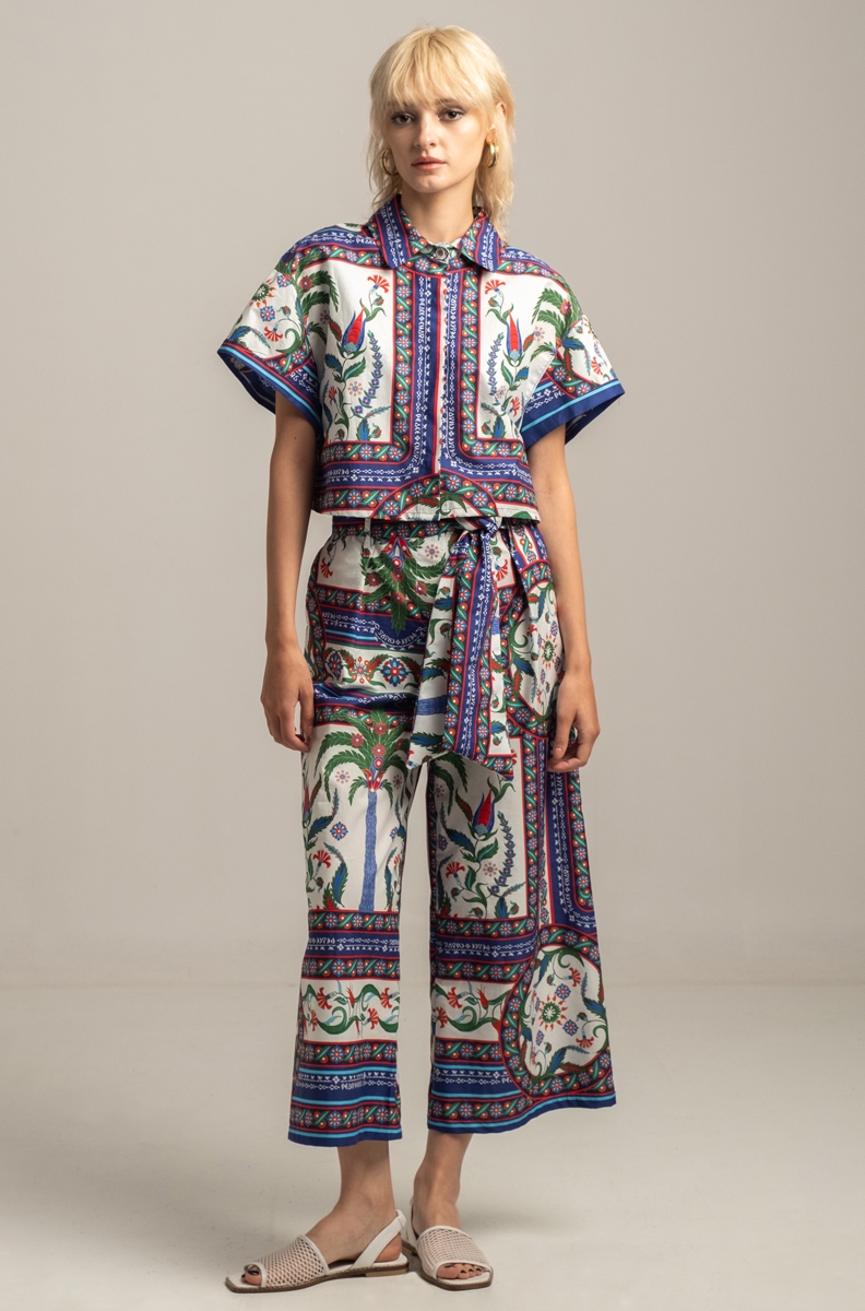 IZNIK ΠΑΝΤΕΛΟΝΙ- Popeline Cotton