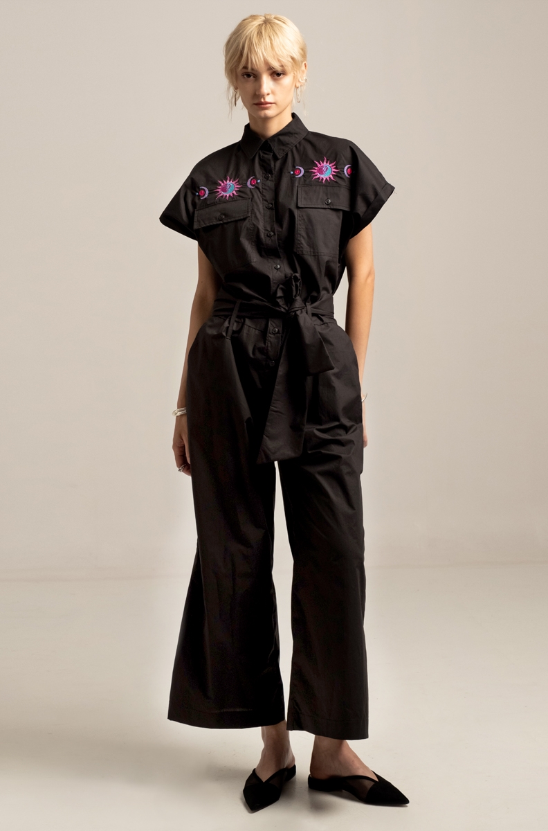 ORBIT JUMPSUIT-Popeline Cotton
