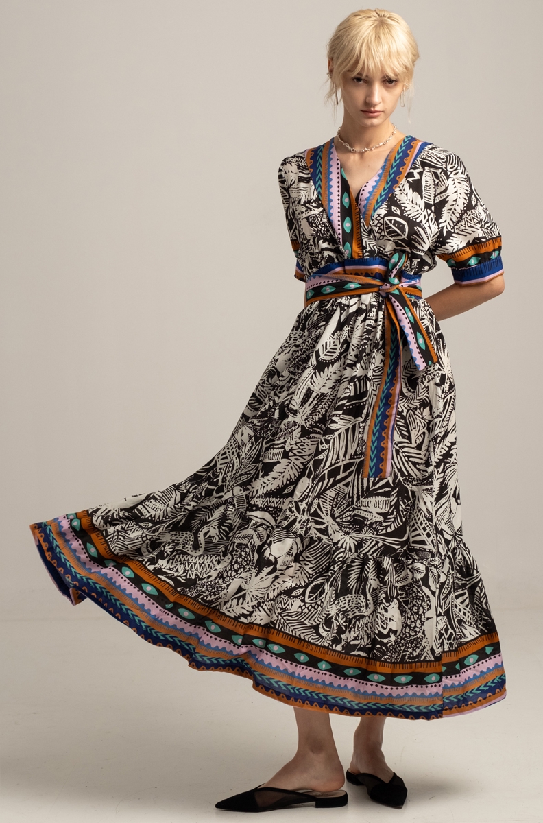 FLORA LONG DRESS - Tencel