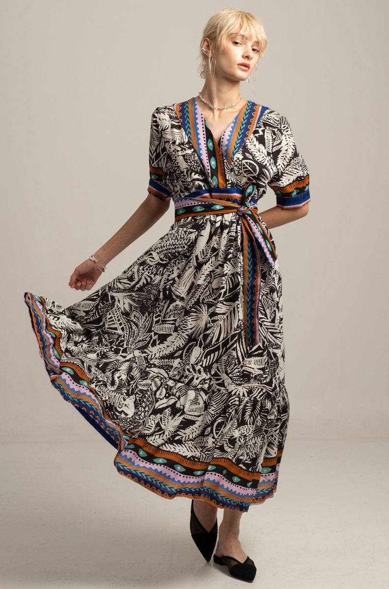 FLORA LONG DRESS - Tencel