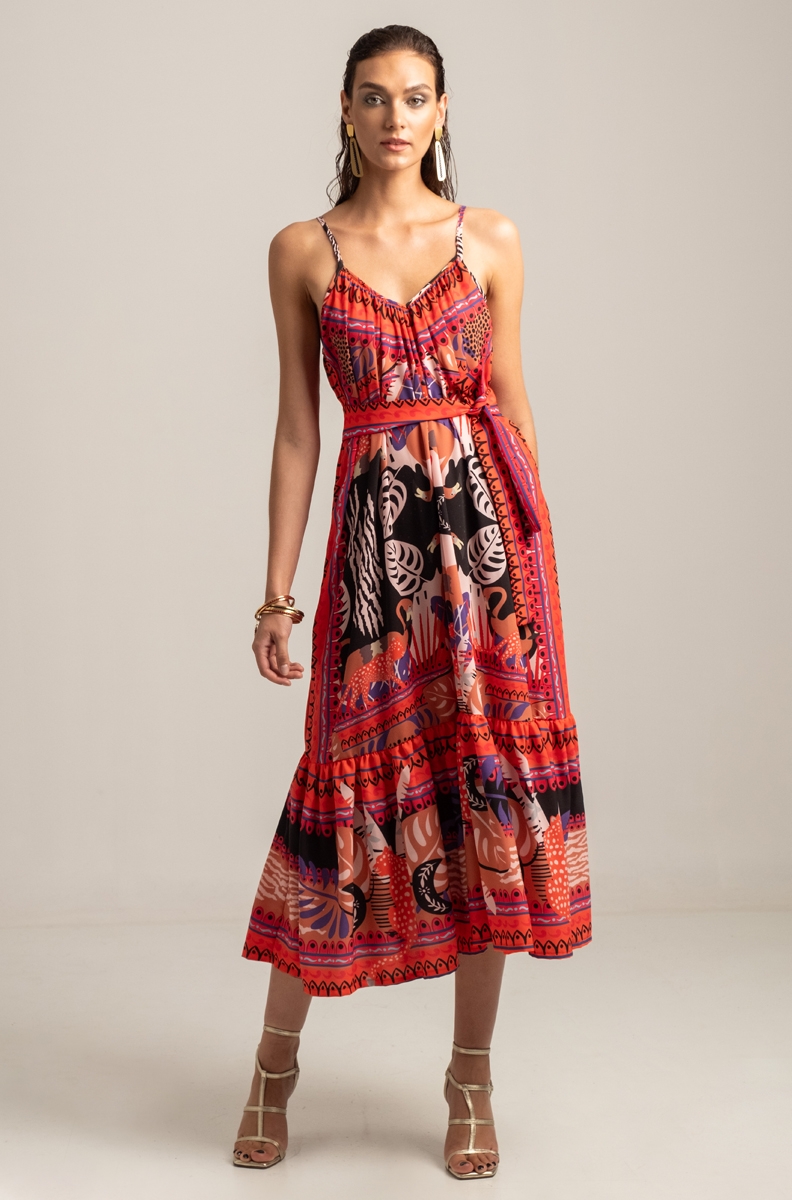 FRACTAL LONG DRESS