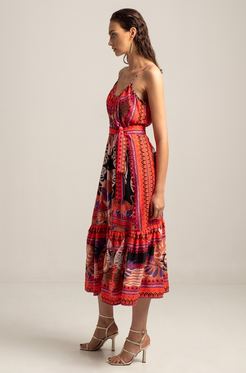 FRACTAL LONG DRESS