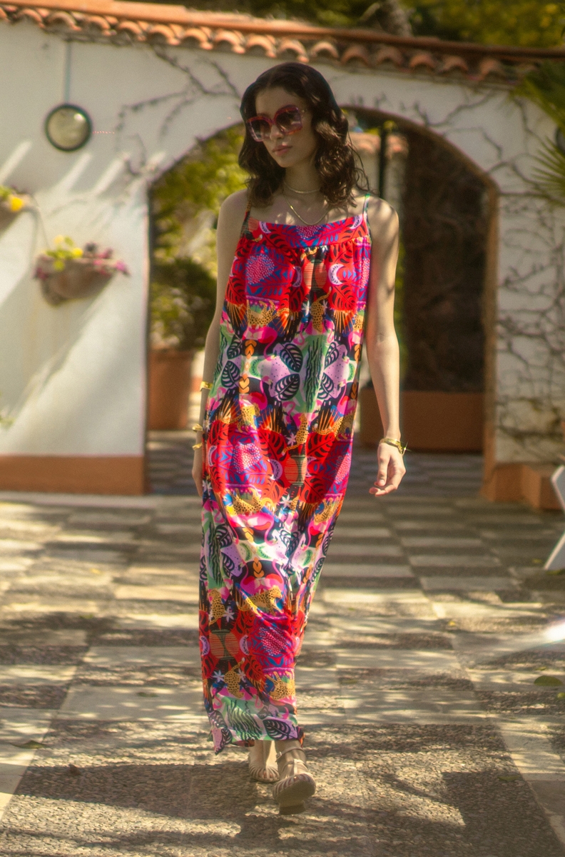 TROPICAL MAXI DRESS
