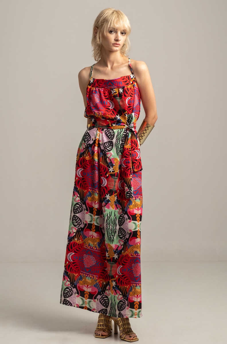 TROPICAL MAXI DRESS
