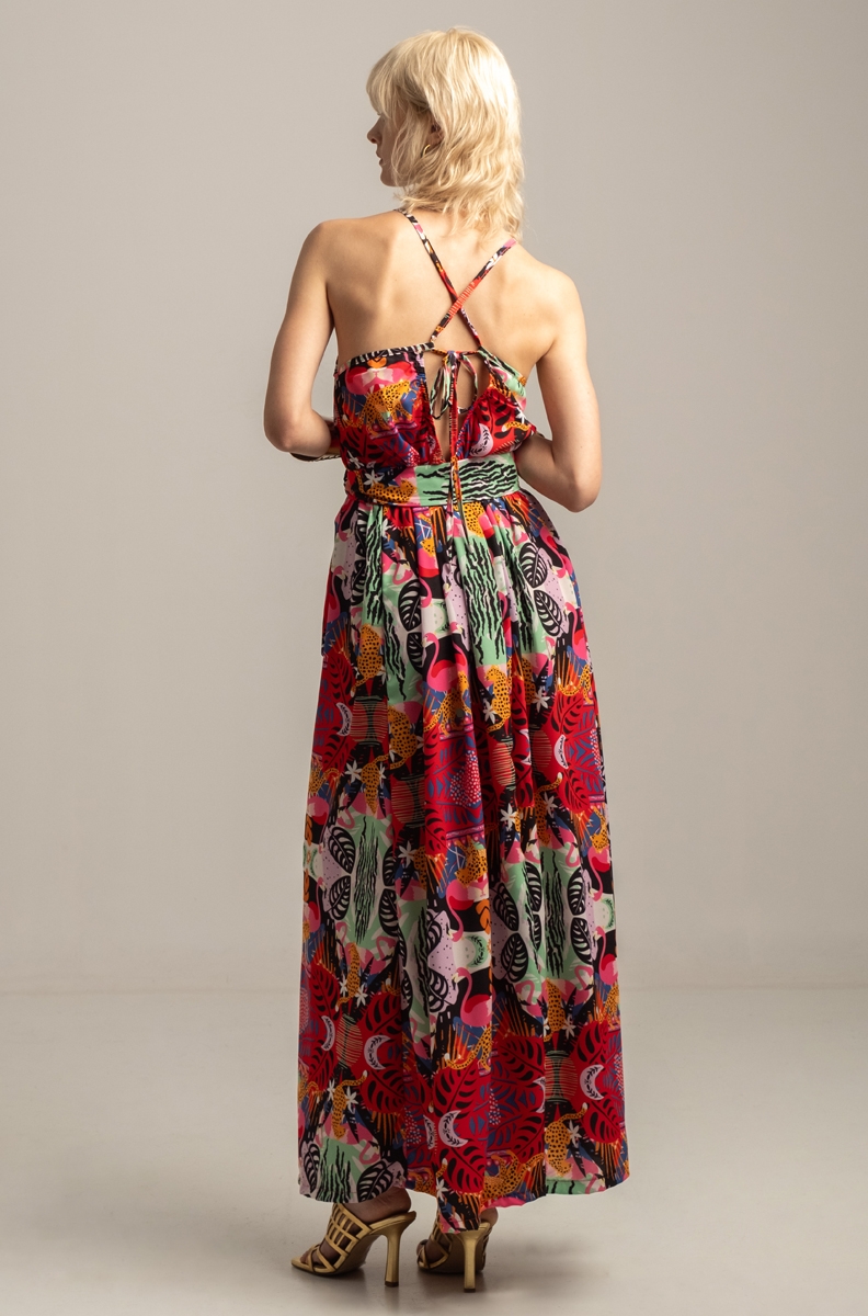 TROPICAL MAXI DRESS
