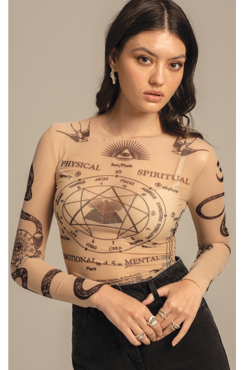 PSYCHE TOP - Mesh