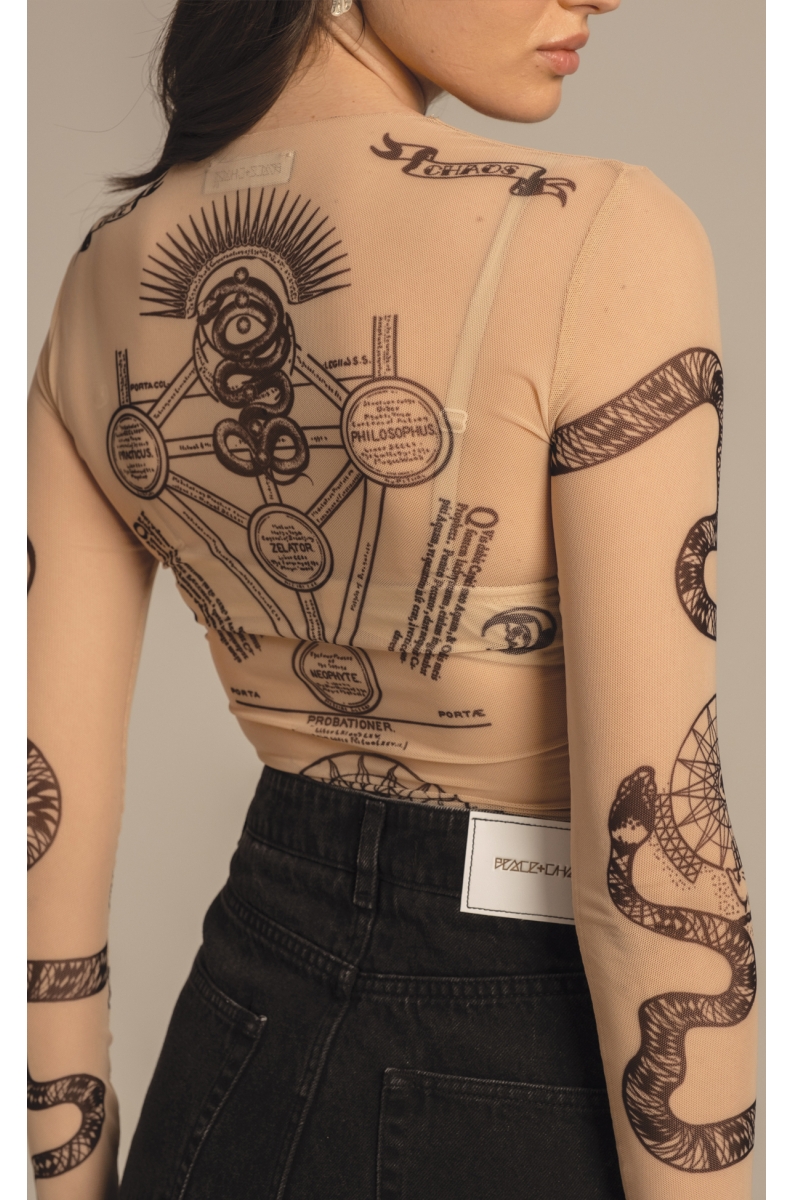 PSYCHE TOP - Mesh