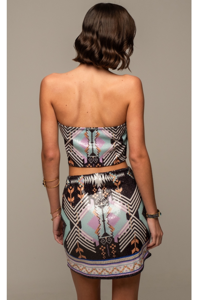 QUANTUM SEQUIN TOP