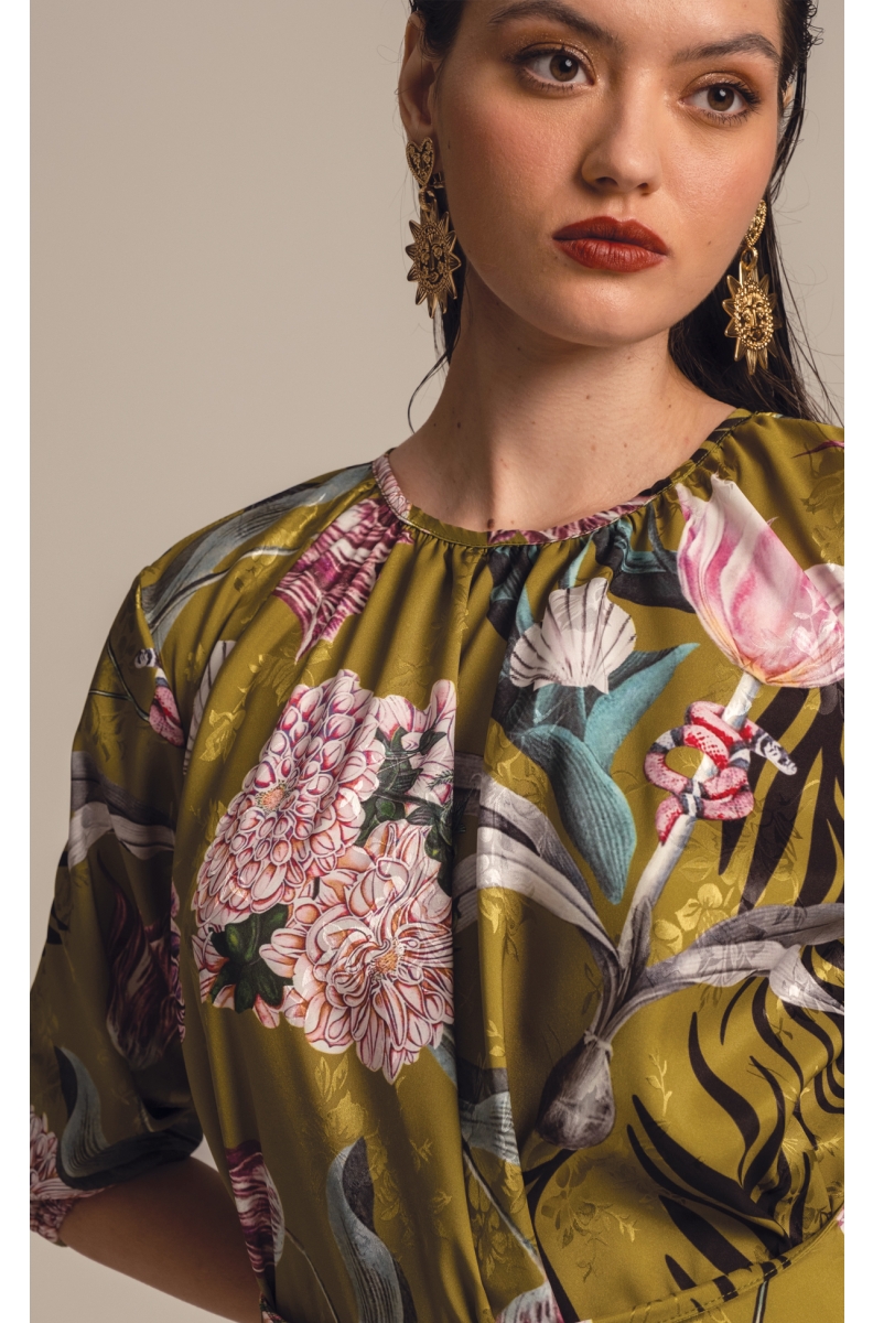 DAHLIA TOP - Jacquard