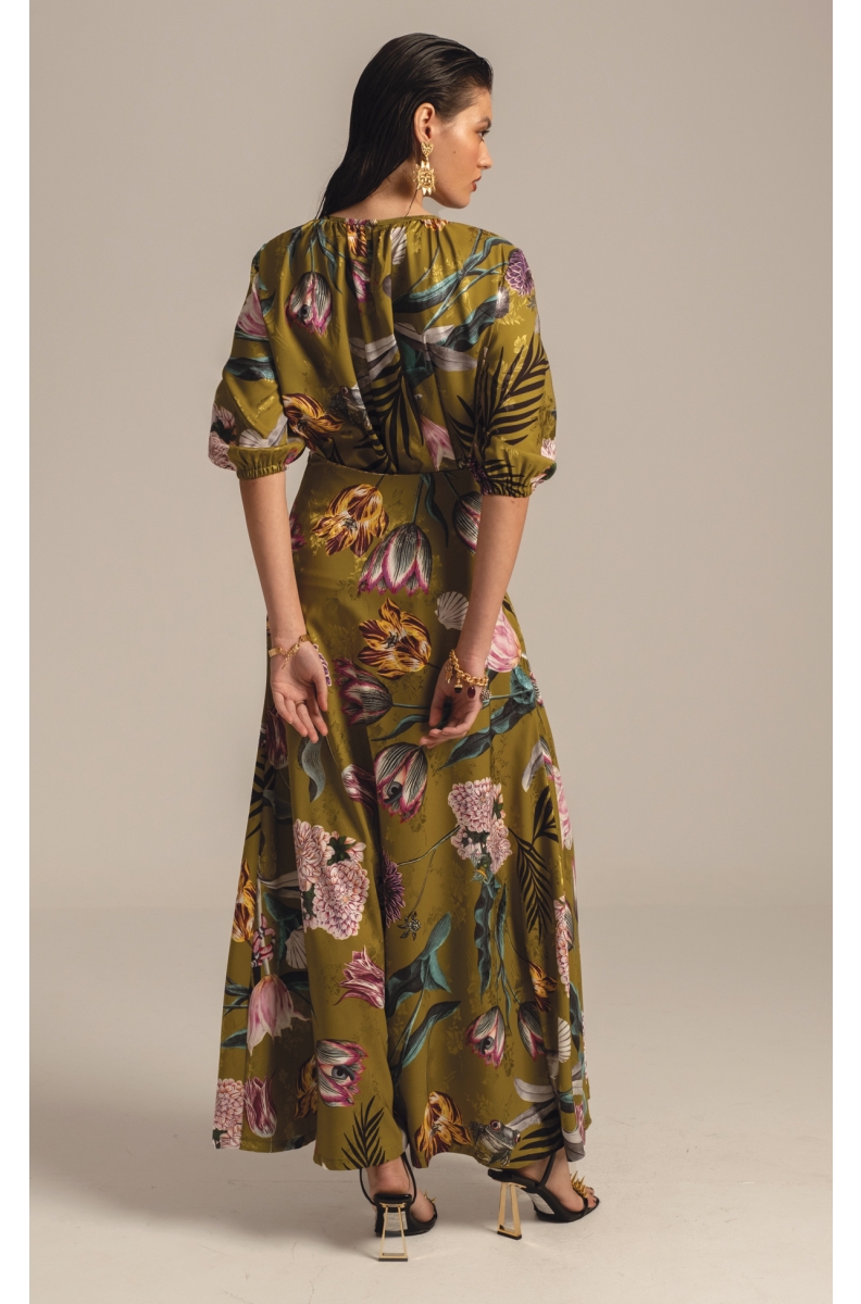 DAHLIA MAXI SKIRT - Jacquard