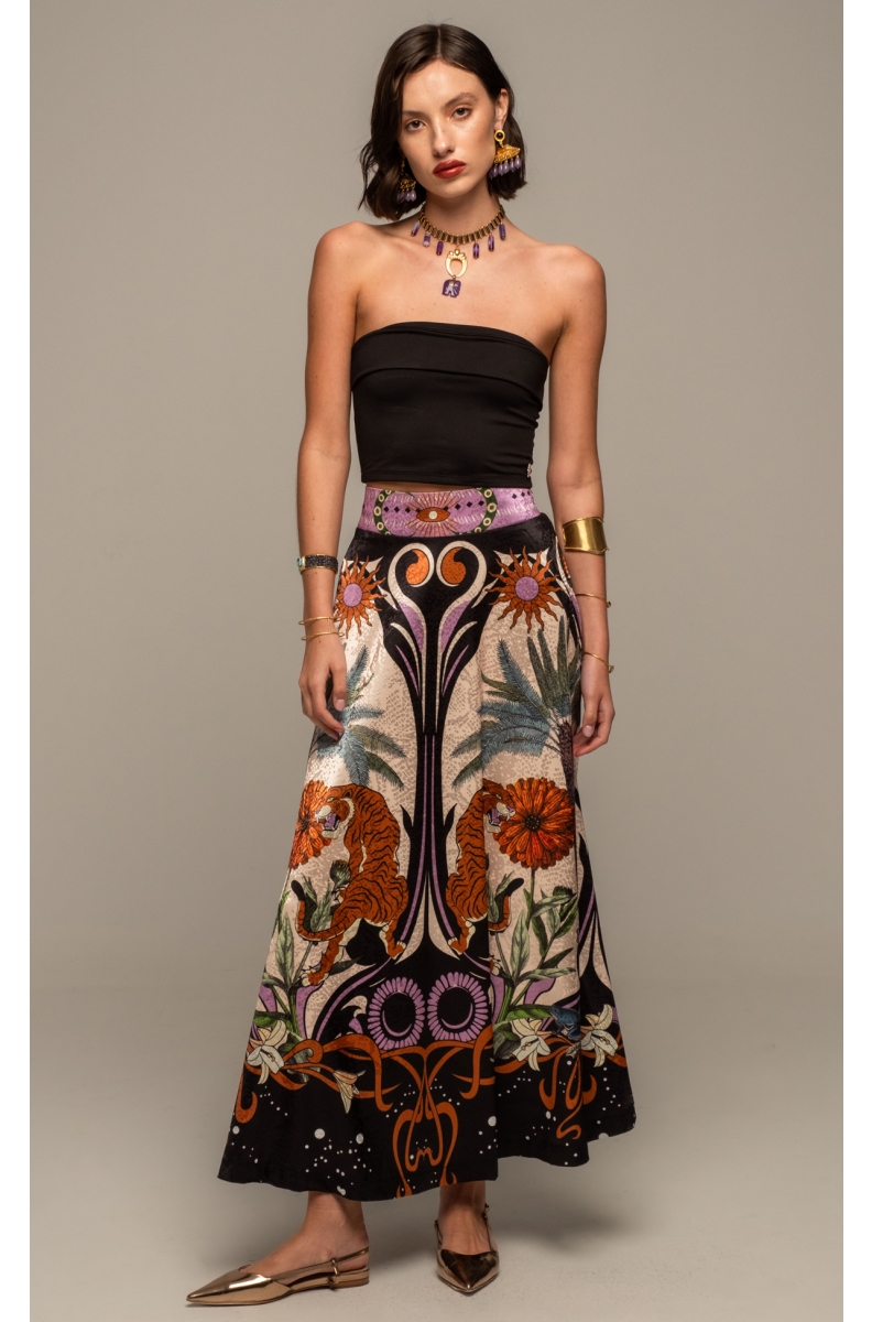 ANCESTRESS LONG SKIRT - Jacquard