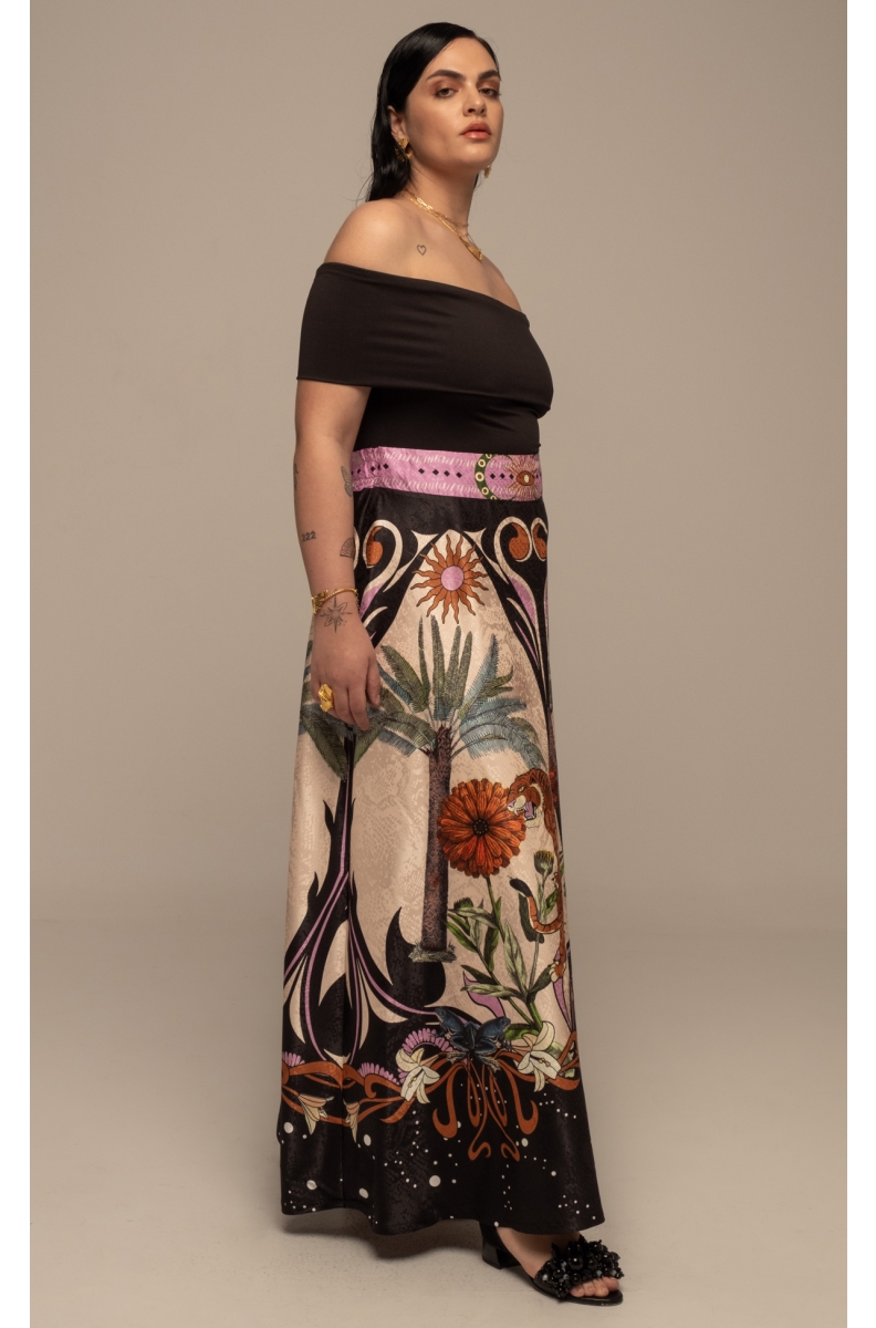 ANCESTRESS LONG SKIRT - Jacquard