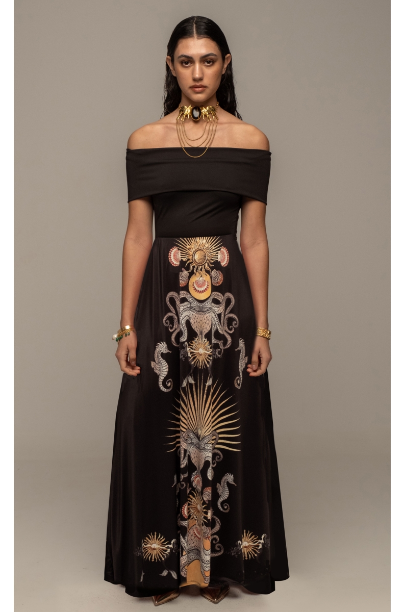 ABYSS LONG SKIRT