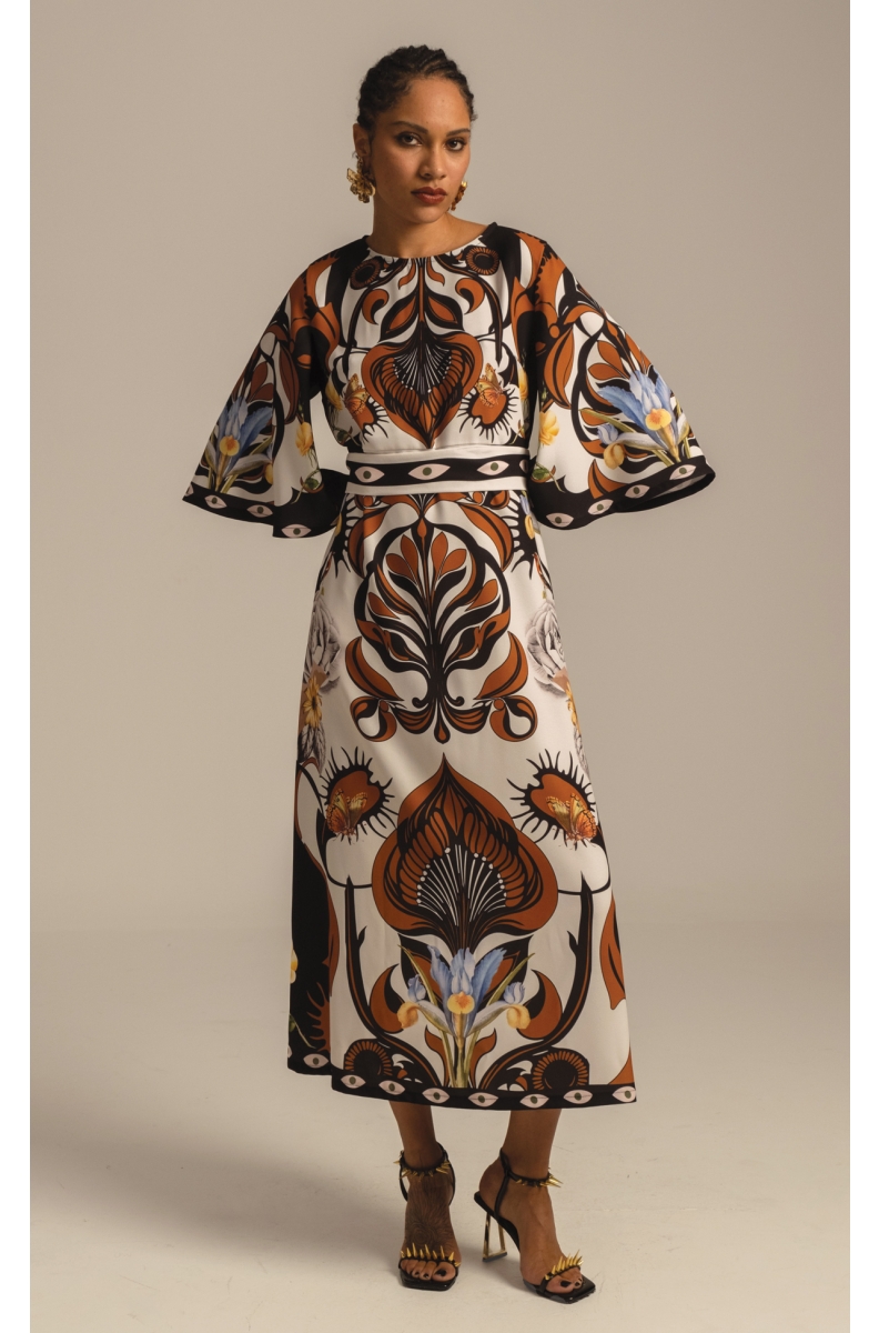 ORNAMENTAL LONG DRESS