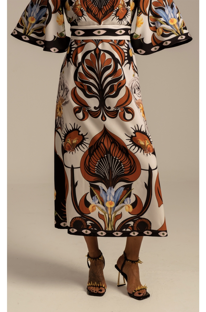 ORNAMENTAL LONG DRESS
