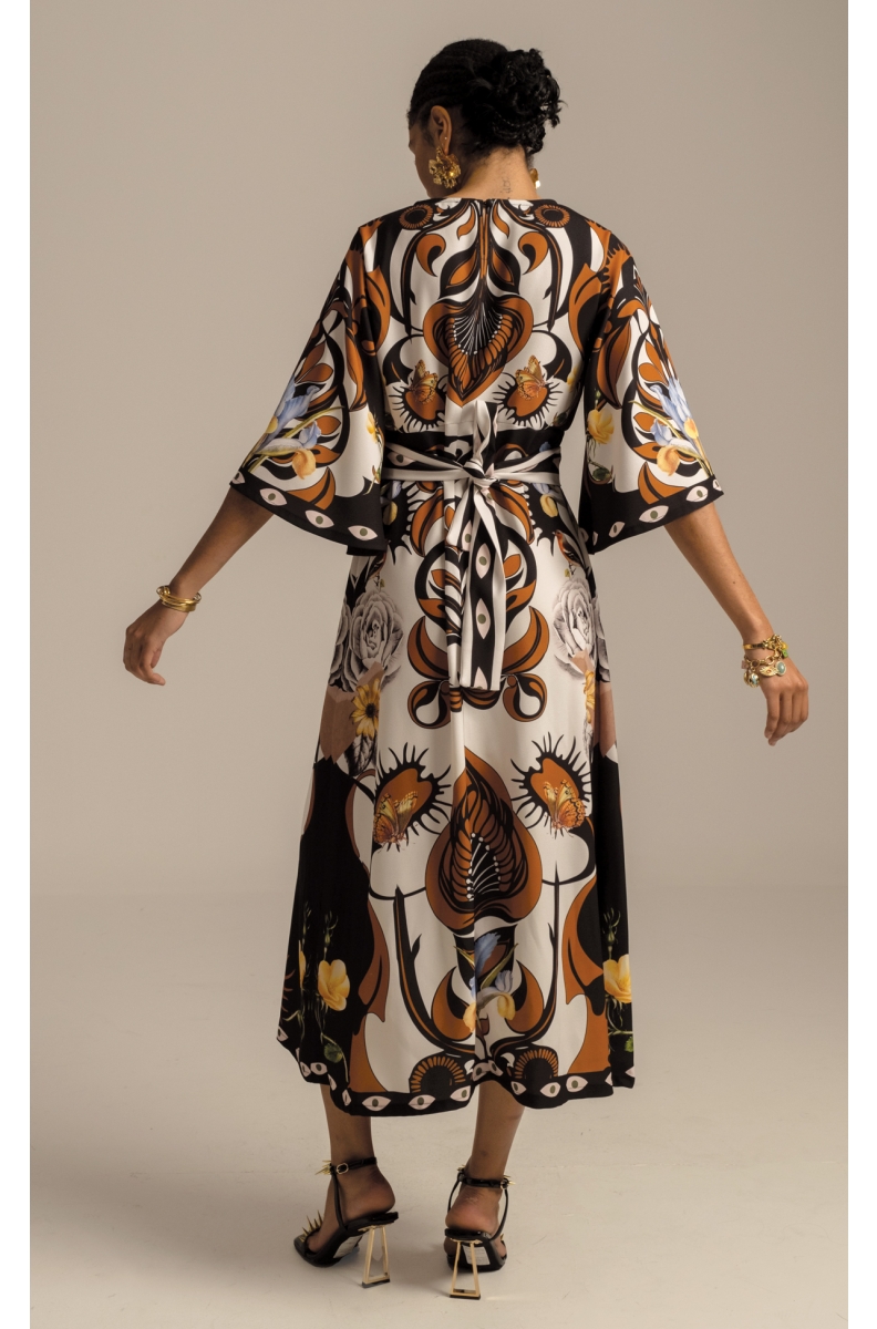 ORNAMENTAL LONG DRESS