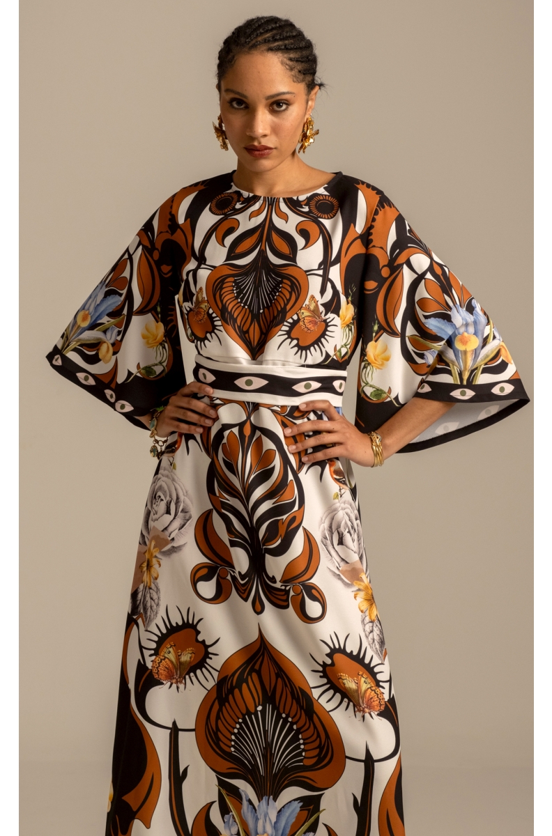 ORNAMENTAL LONG DRESS