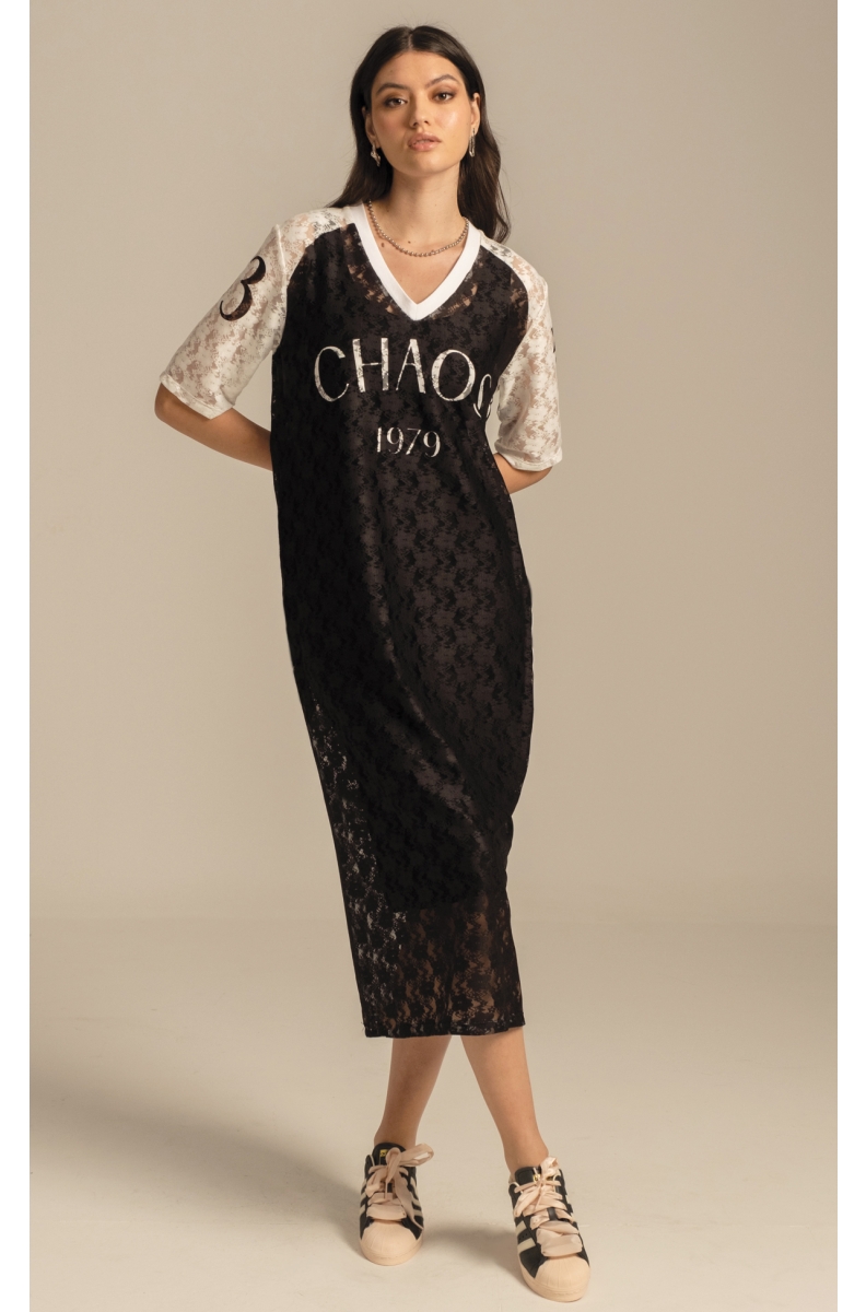 COSMOS LACE LONG DRESS