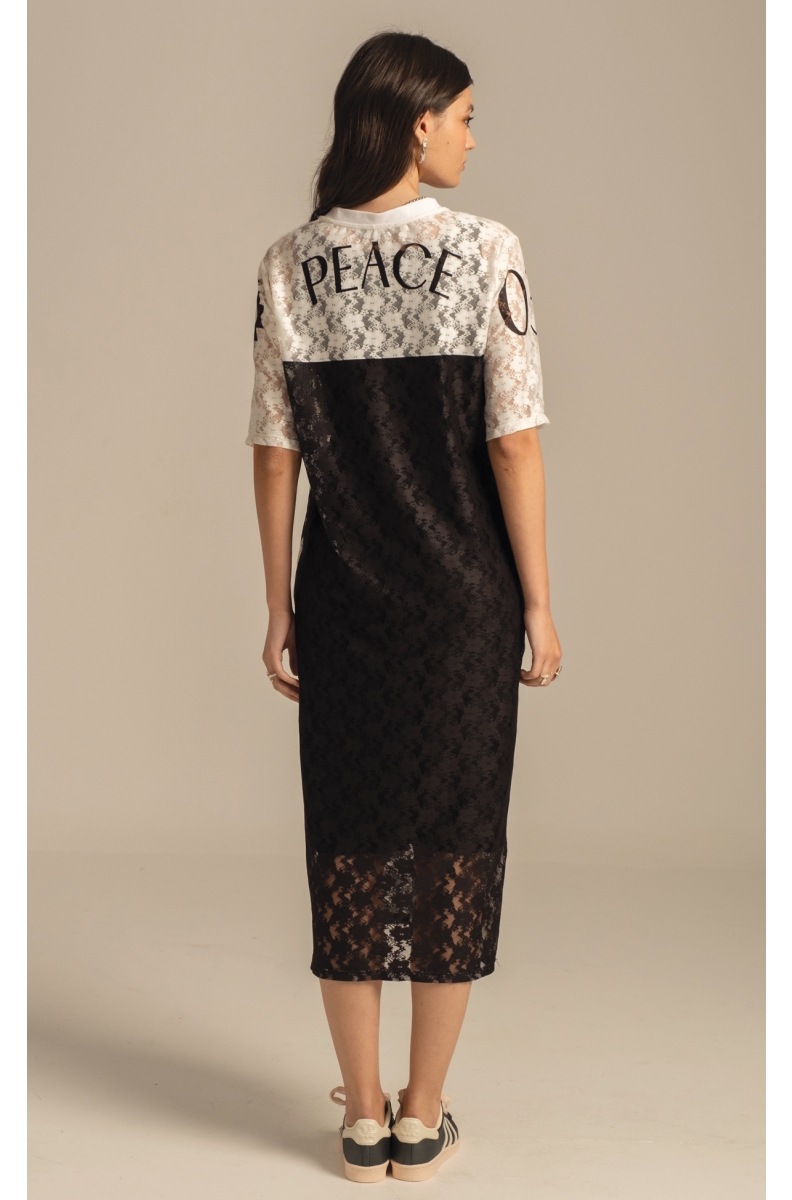 COSMOS LACE LONG DRESS