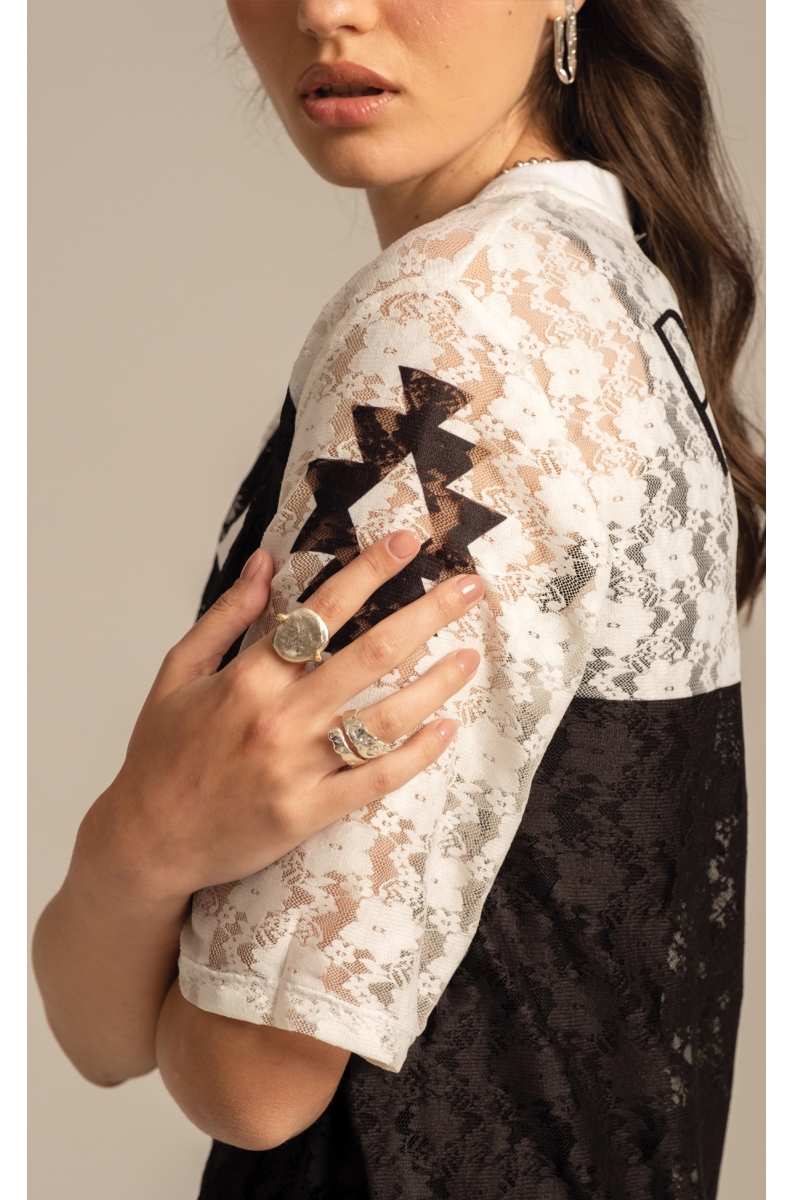 COSMOS LACE LONG DRESS