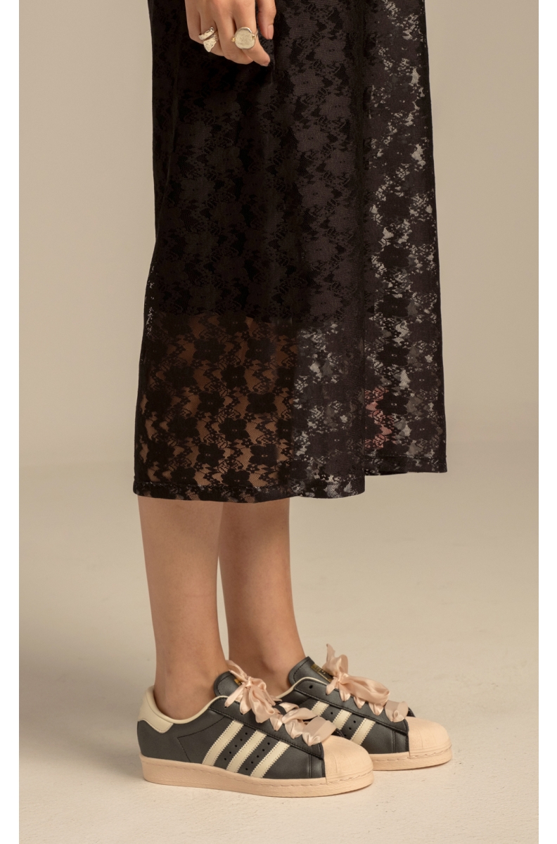 COSMOS LACE LONG DRESS