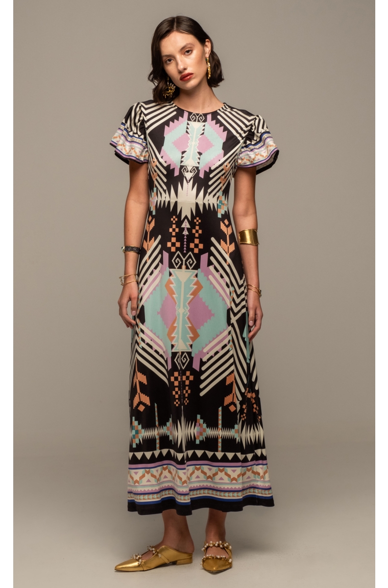 QUANTUM LONG DRESS