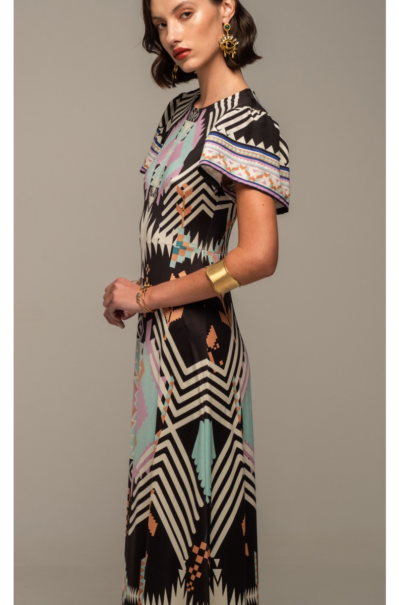 QUANTUM LONG DRESS