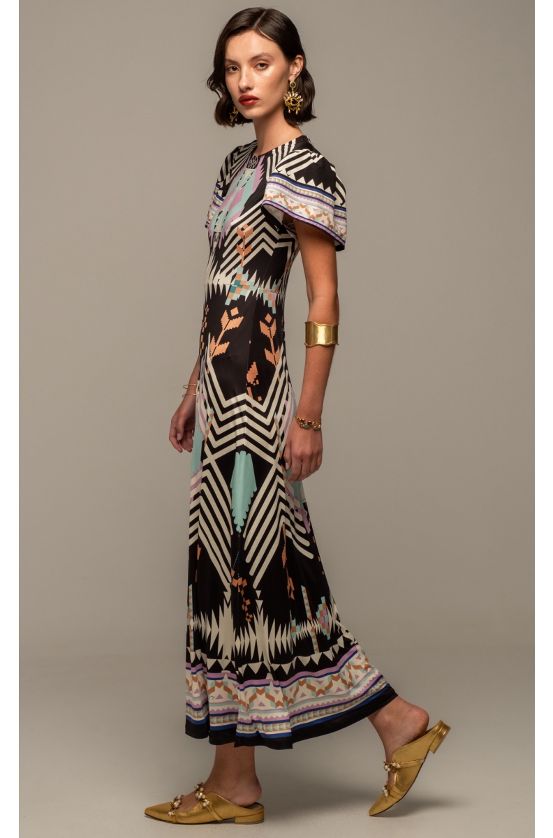 QUANTUM LONG DRESS