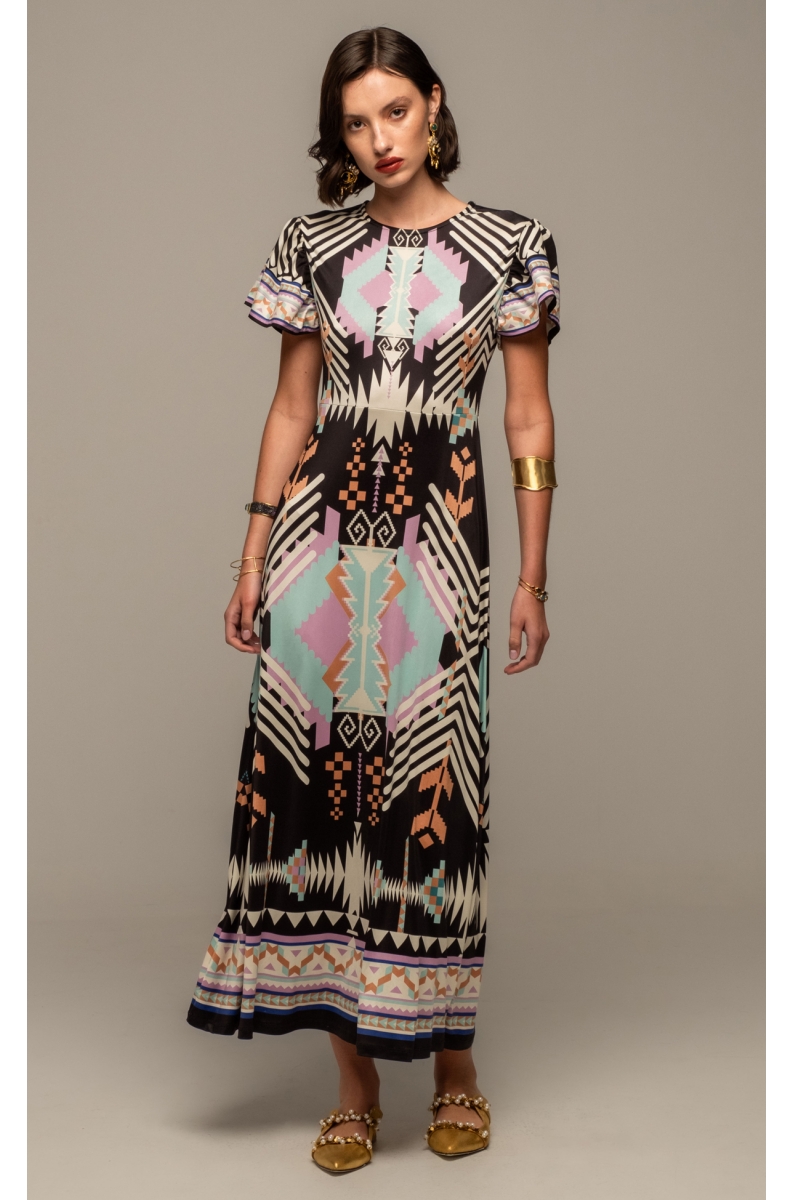 QUANTUM LONG DRESS