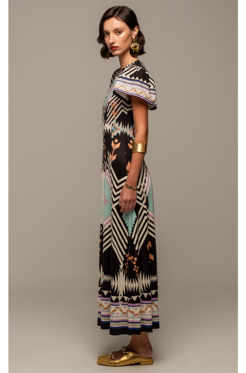 QUANTUM LONG DRESS