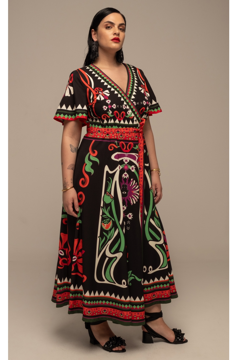 KINDRED WRAP DRESS