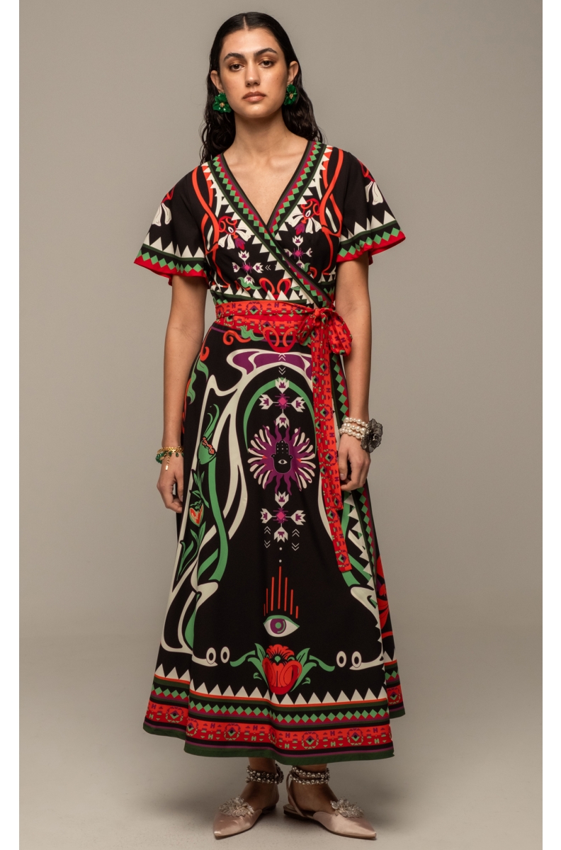 KINDRED WRAP DRESS