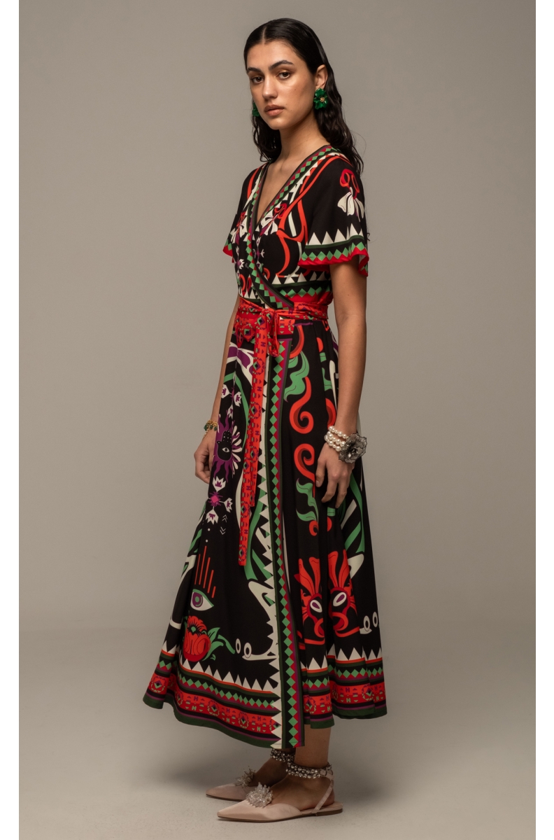 KINDRED WRAP DRESS