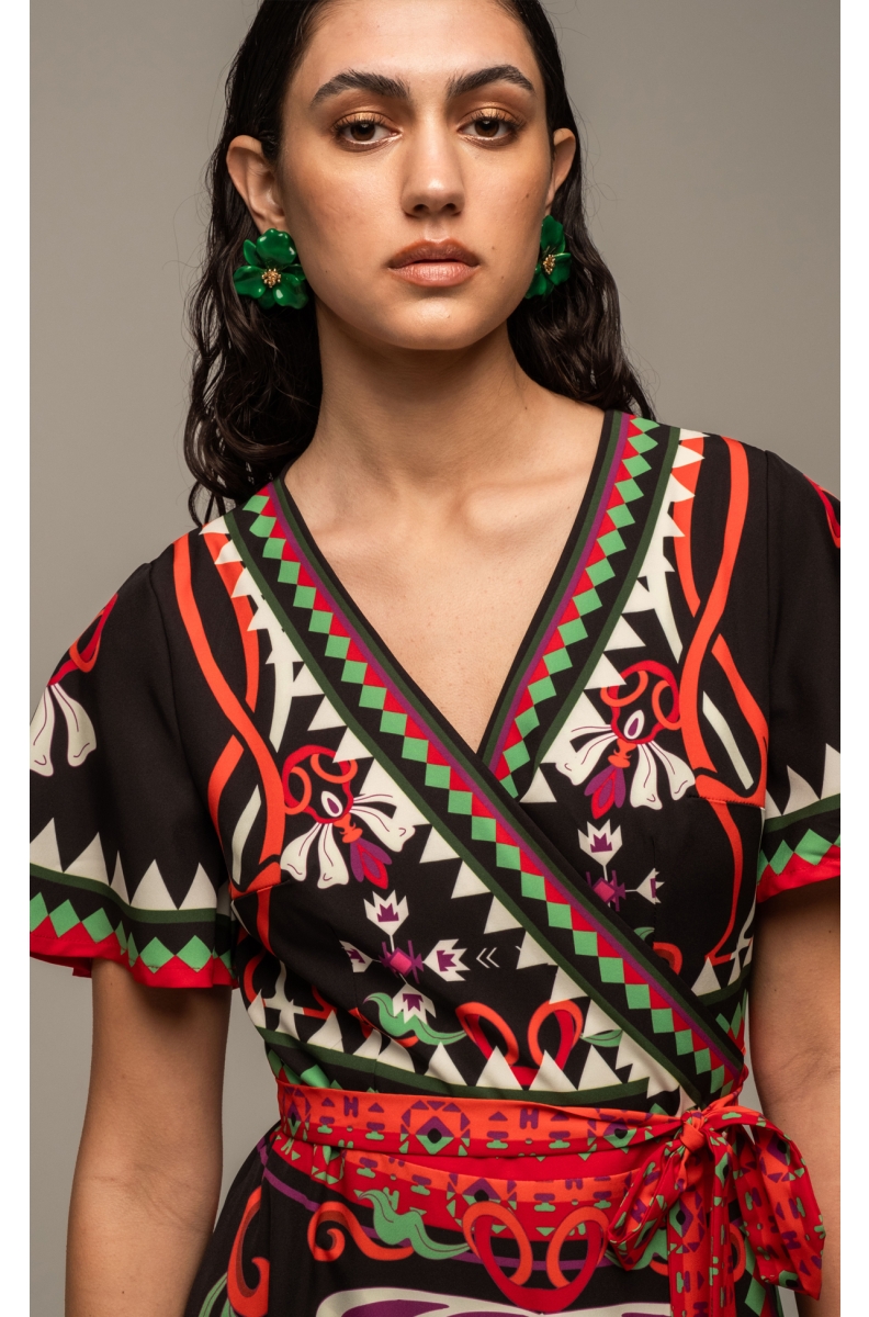 KINDRED WRAP DRESS