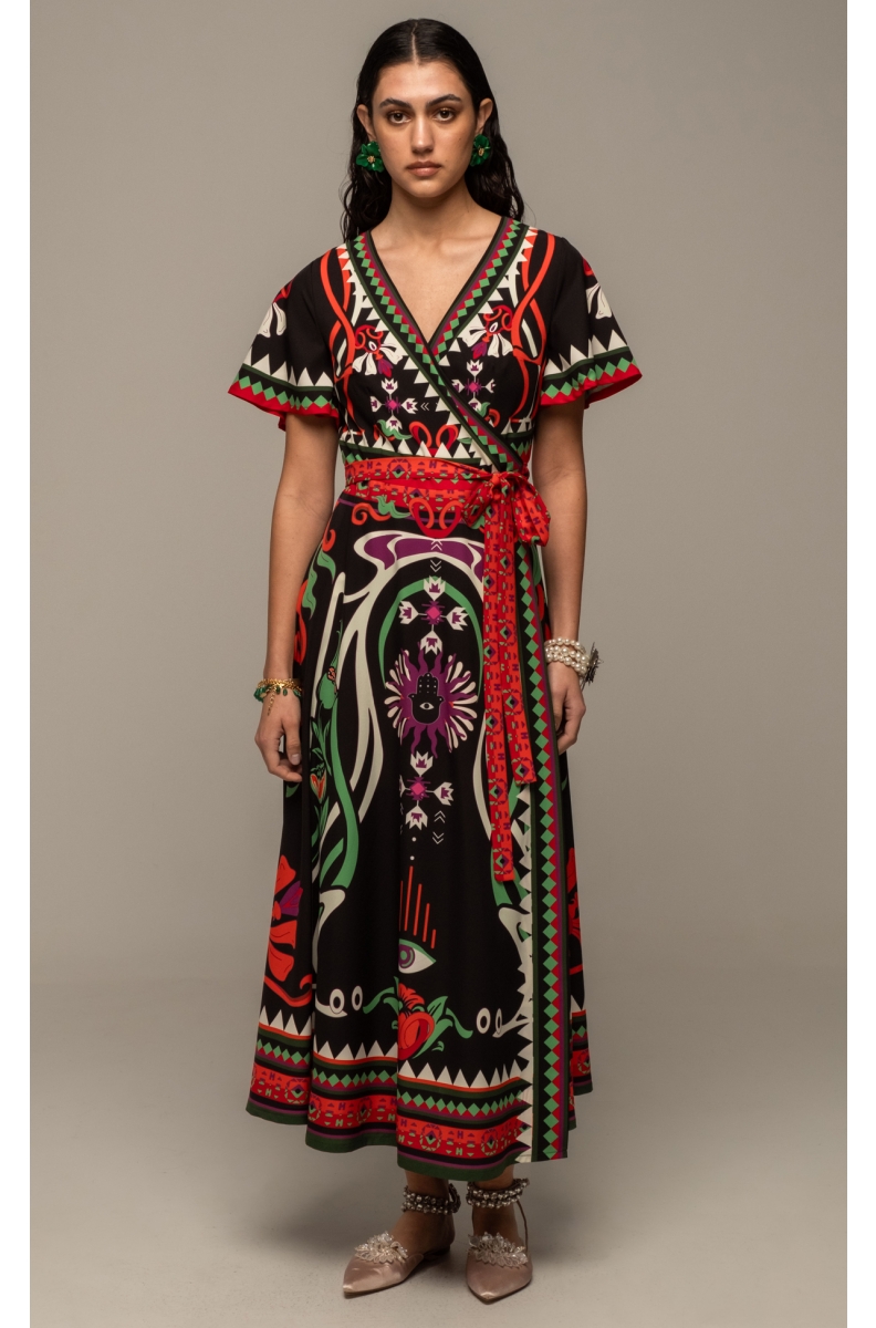 KINDRED WRAP DRESS
