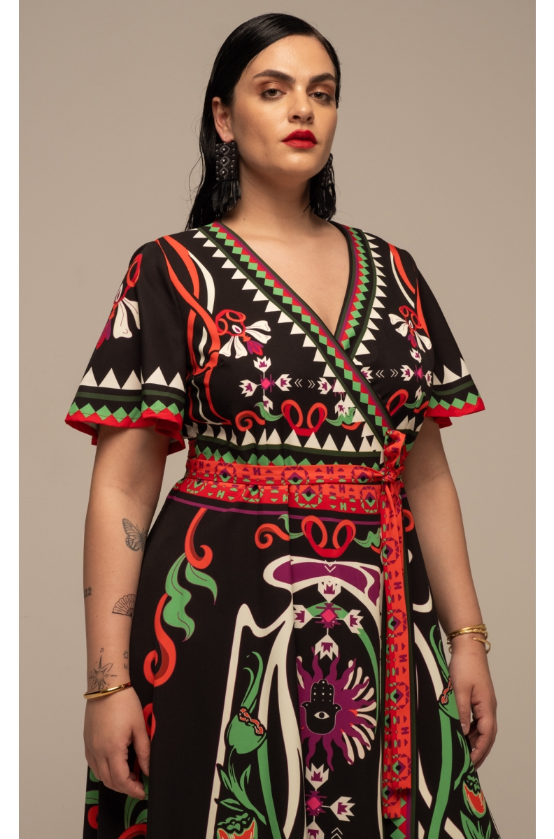 KINDRED WRAP DRESS