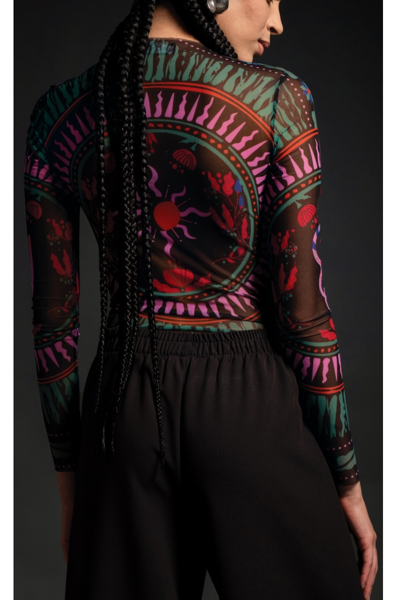 INFINITY MESH TOP