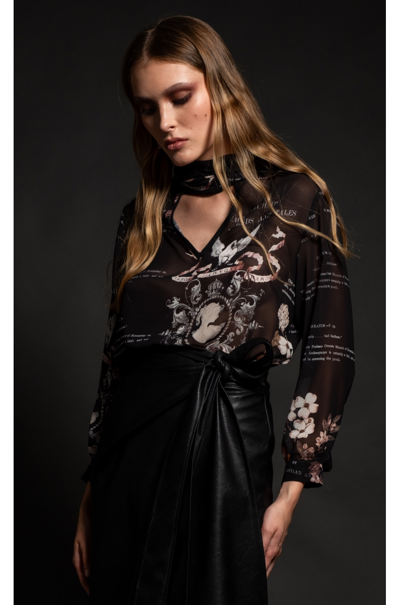 PIXIE BLOUSE - Transparent