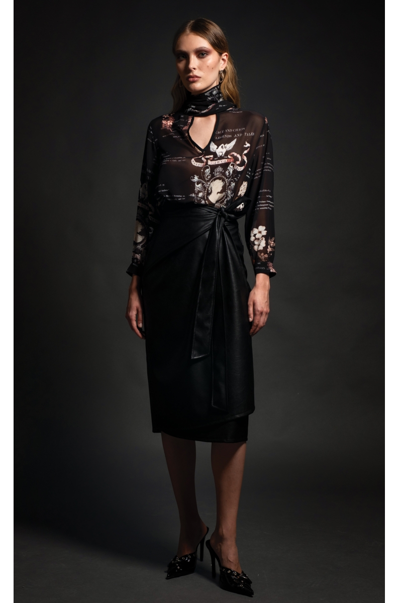 PIXIE BLOUSE - Transparent